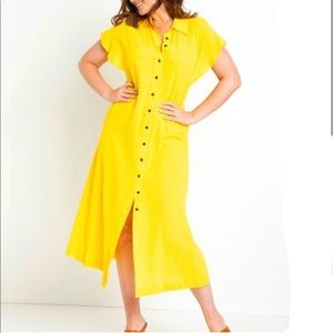 Eloquii Maxi Full Shirtdress NWT Size 14